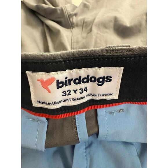 Birddogs Stretch Khakis Pants Men's 32x32 Stephen Jobs Graphite Gray - Picture 3 of 5